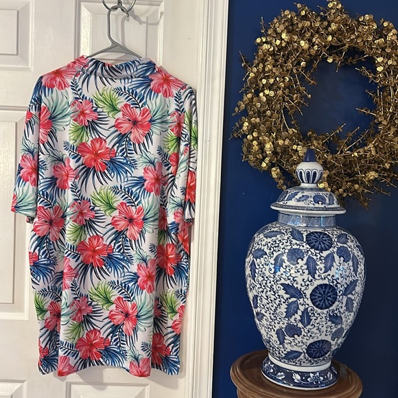 Men’s Greenside Golf Aloha Spring Performance Stretch Tropical Polo Size XXL - Picture 6 of 8